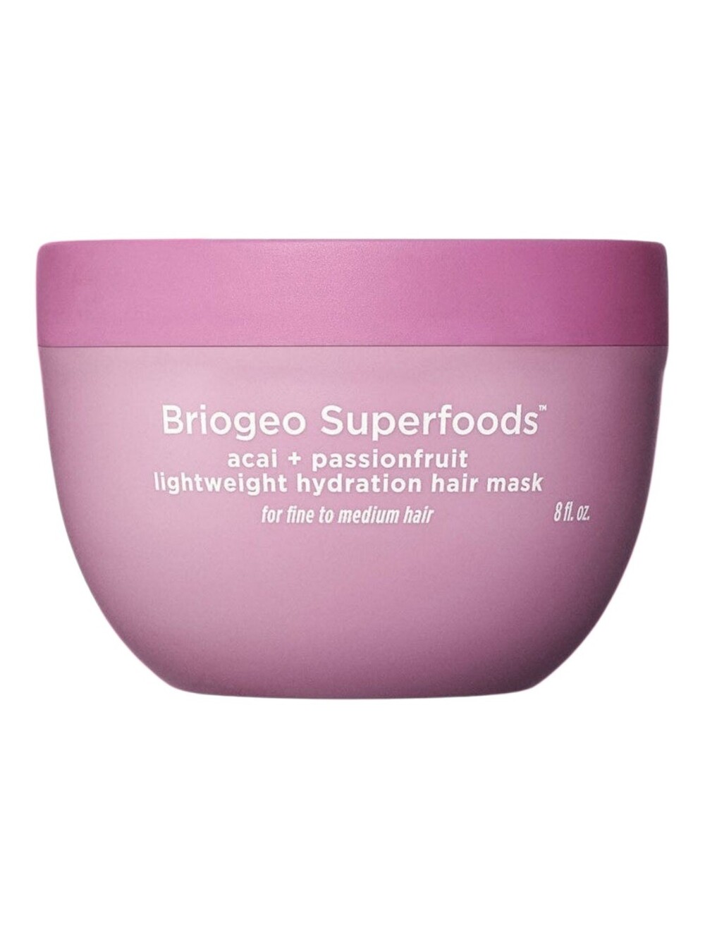 Briogeo NIB Superfoods Acai +Passionfruit Lightweight Hydration Hair Mask 8 oz